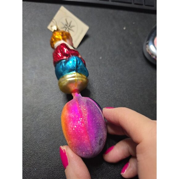 Radko CHRISTMAS PIE (plum) rare vintage drop ornament 95-135-0 NEW w/tag MINT - Picture 6 of 6